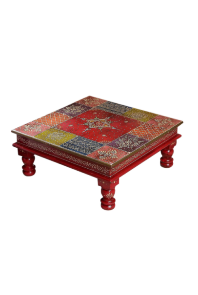 Multicolour Jodhpuri Chowki Multicolour Jodhpuri Chowki